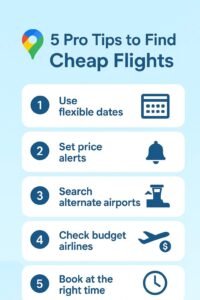 Pro Tips and Tricks for Finding Cheap Flights on Google