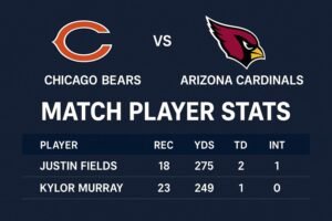 Chicago Bears vs Arizona Cardinals Match