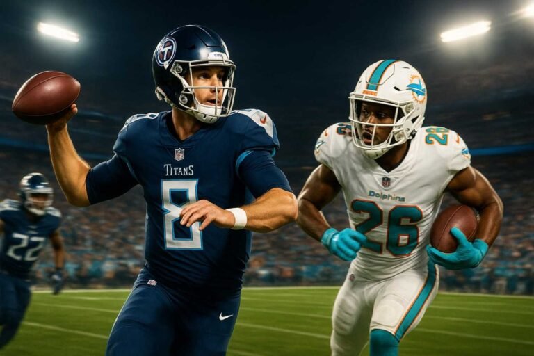 Tennessee Titans vs Miami Dolphins Match Player Stats 2024