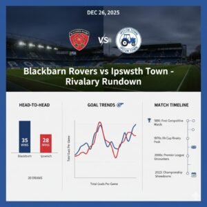 Blackburn Rovers vs Ipswich Town Stats & Shocking Timelines 2025