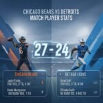 Chicago Bears vs Detroit Lions Match Player Stats