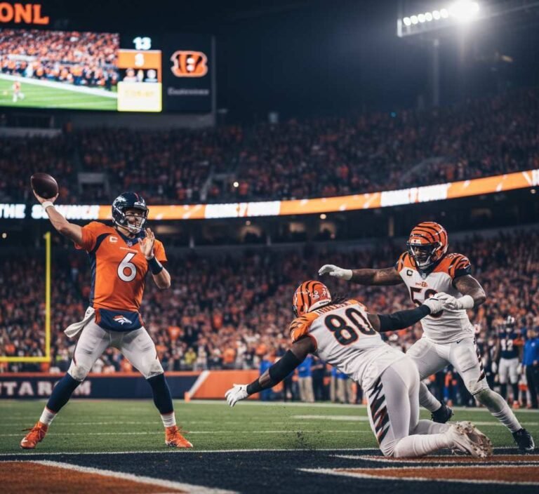 Denver Broncos vs Bengals Match Player Stats